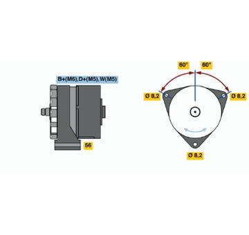 generátor BOSCH 0 120 488 292