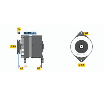 generátor BOSCH 0 120 488 301