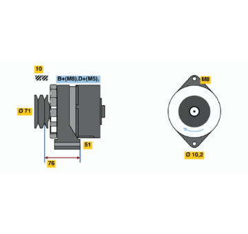 generátor BOSCH 0 120 488 303