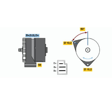 generátor BOSCH 0 120 489 331