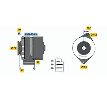 generátor BOSCH 0 120 489 076