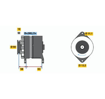 generátor BOSCH 0 120 489 212