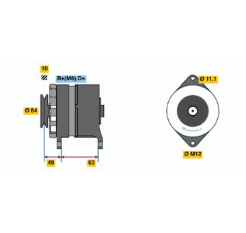 generátor BOSCH 0 120 489 337