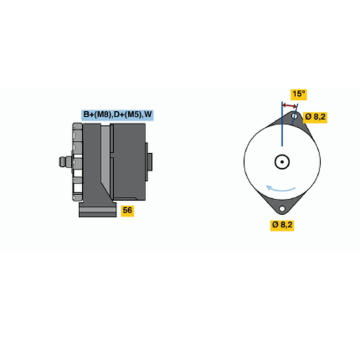 generátor BOSCH 0 120 489 434