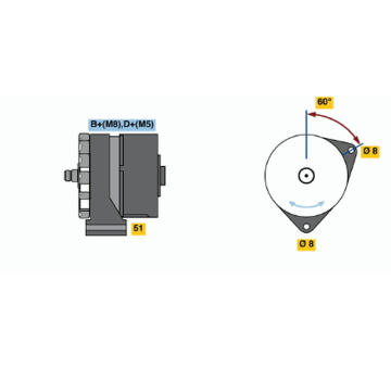 generátor BOSCH 0 120 489 473