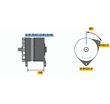 generátor BOSCH 0 120 689 504