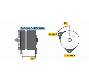 generátor BOSCH 0 120 689 551