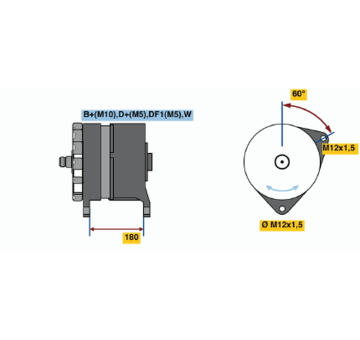 generátor BOSCH 0 120 689 544