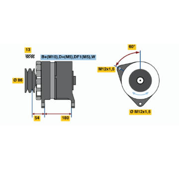 generátor BOSCH 0 120 689 556