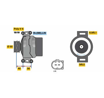 generátor BOSCH 0 121 813 006