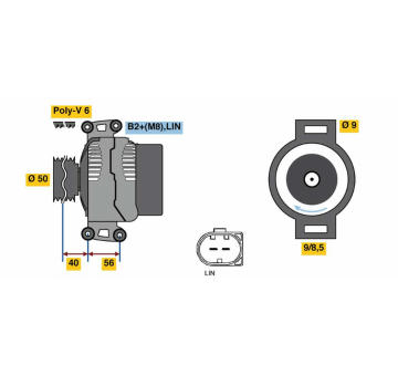 generátor BOSCH 0 121 813 023