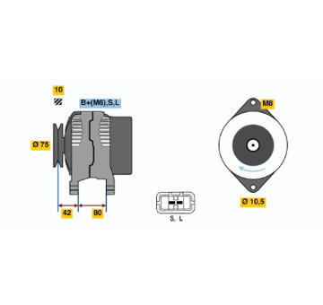 generátor BOSCH 0 123 115 011