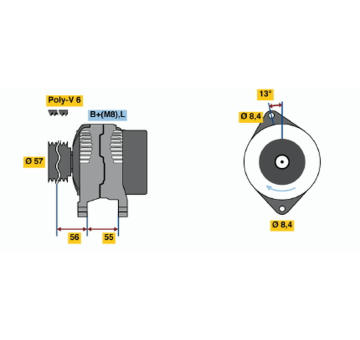 generátor BOSCH 0 123 315 016