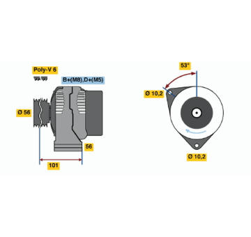 generátor BOSCH 0 123 320 035