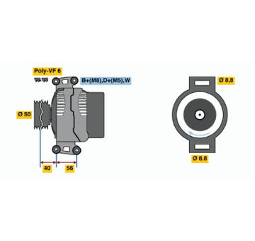 generátor BOSCH 0 123 320 051