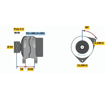 generátor BOSCH 0 124 415 023