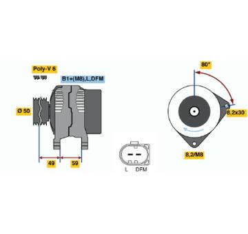 generátor BOSCH 0 124 325 015