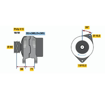 generátor BOSCH 0 124 415 037