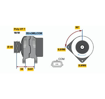 generátor BOSCH 0 124 425 018