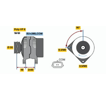 generátor BOSCH 0 124 425 071