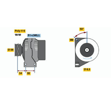 generátor BOSCH 0 124 515 017