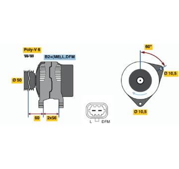 generátor BOSCH 0 124 515 032