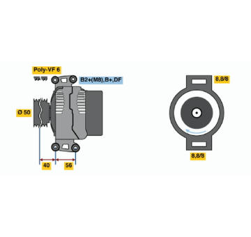 Alternátor BOSCH 0 124 515 115