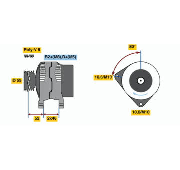 generátor BOSCH 0 124 615 002