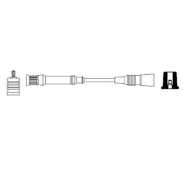zapalovací kabel BOSCH 0 356 912 898