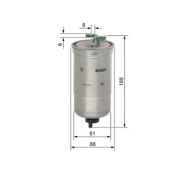 Palivový filtr BOSCH 0 450 906 442