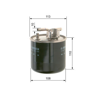 Palivový filter BOSCH 0 450 906 458