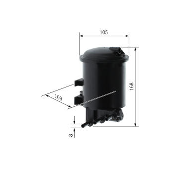 Palivový filter BOSCH 0 450 906 461