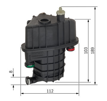 Palivový filtr BOSCH 0 450 906 473