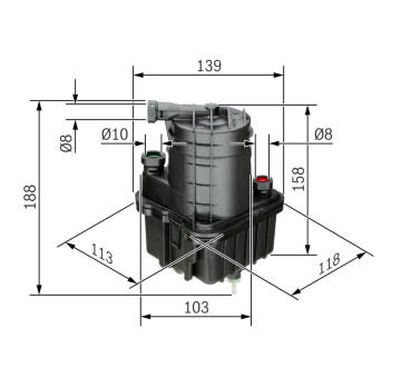 Palivový filter BOSCH 0 450 907 015