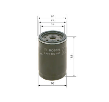 Olejový filter BOSCH 0 451 103 105