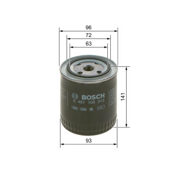 Olejový filter BOSCH 0 451 103 313