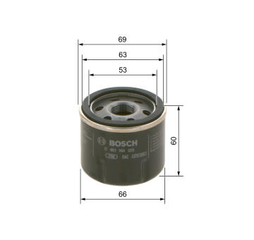 Olejový filter BOSCH 0 451 104 025