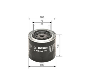 Olejový filter BOSCH 0 451 203 178