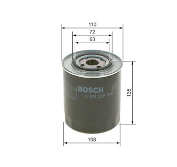Olejový filter BOSCH 0 451 203 206