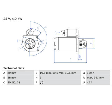 żtartér BOSCH 0 986 010 980