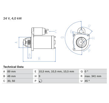 żtartér BOSCH 0 986 011 280