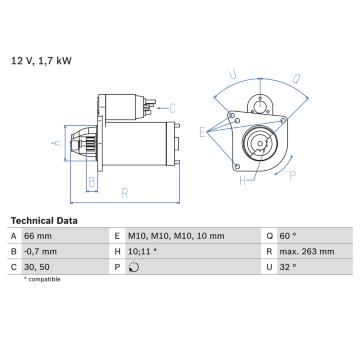 żtartér BOSCH 0 986 013 200