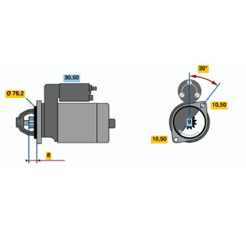 Startér BOSCH 0 986 014 610