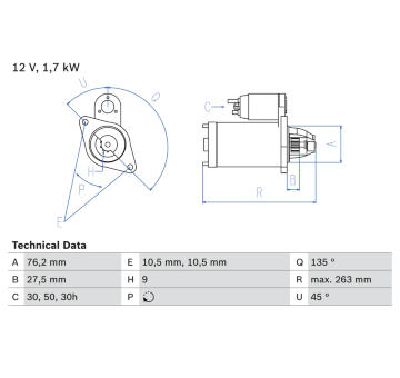 żtartér BOSCH 0 986 014 890