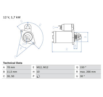 żtartér BOSCH 0 986 014 940