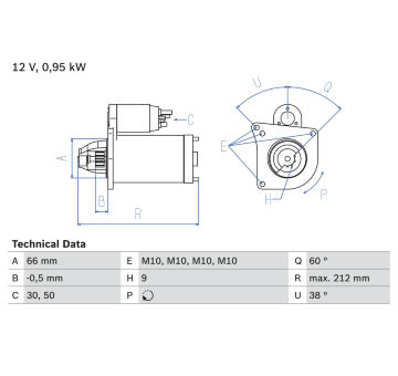 żtartér BOSCH 0 986 015 010