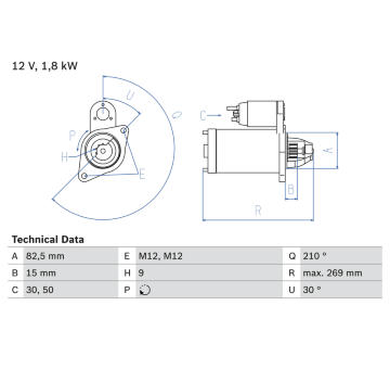 żtartér BOSCH 0 986 016 240
