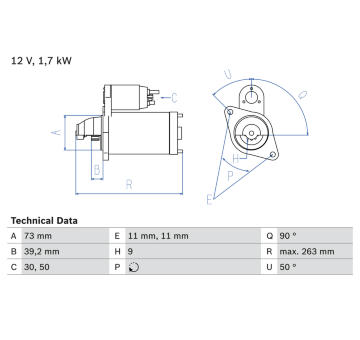 żtartér BOSCH 0 986 017 440