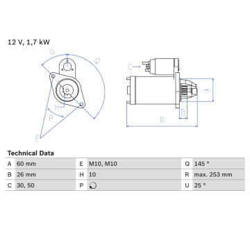 żtartér BOSCH 0 986 017 890