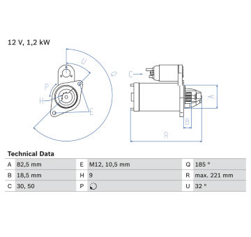 żtartér BOSCH 0 986 017 920